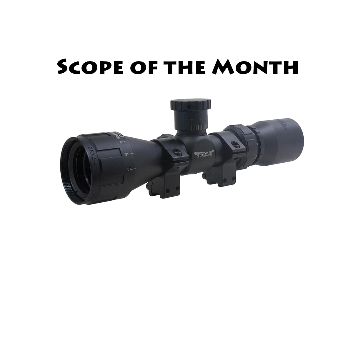 実物 BSA Essential AR 2-7×32 ライフルスコープ 実物 BSA Essential AR 2-7×32 ライフルスコープ（BSA Optics